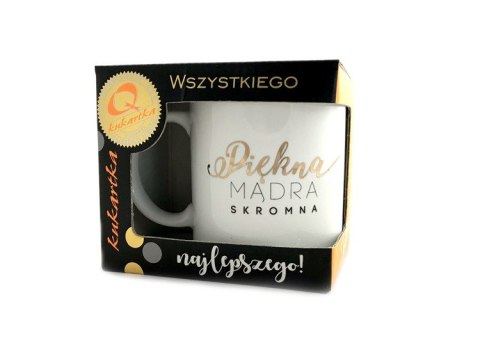 Kubek Premium Piękna, mądra, skromna Kubek Premium Piękna, mądra, skromna
