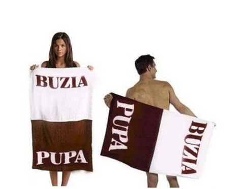 Ręcznik: pupa-buzia Ręcznik: pupa-buzia
