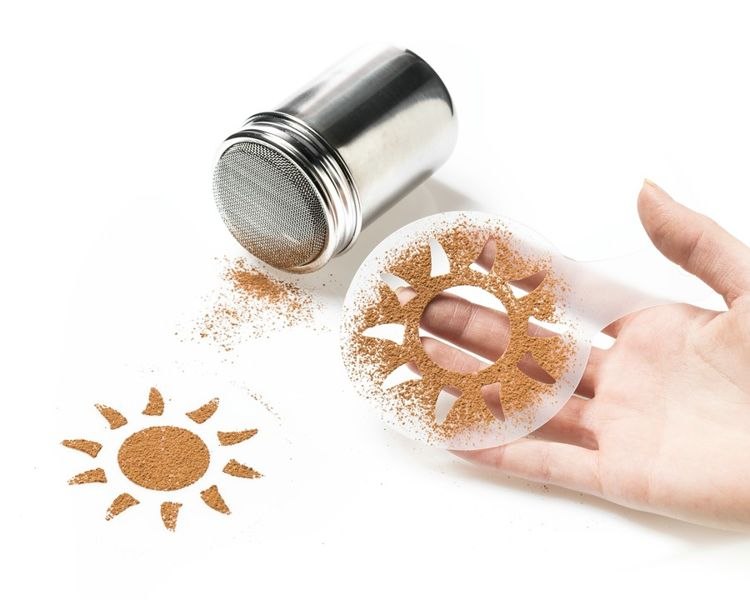 Szablony do kawy i shaker - zestaw Szablony do kawy i shaker - zestaw