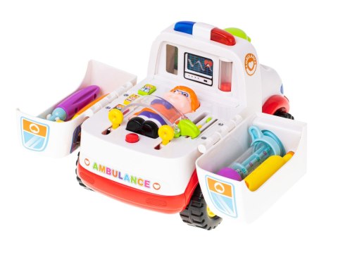 Ambulans edukacyjny z pacjentem + akcesoria Ambulans edukacyjny z pacjentem + akcesoria