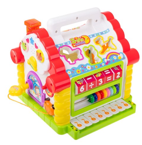 Sorter edukacyjny domek interaktywny z pianinkiem liczydło Sorter edukacyjny domek interaktywny z pianinkiem liczydło