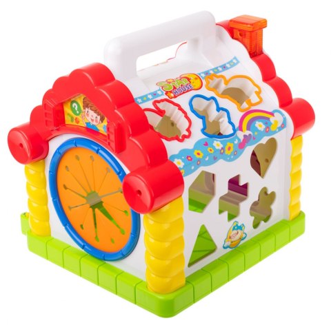 Sorter edukacyjny domek interaktywny z pianinkiem liczydło Sorter edukacyjny domek interaktywny z pianinkiem liczydło