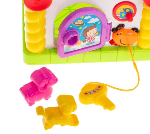 Sorter edukacyjny domek interaktywny z pianinkiem liczydło Sorter edukacyjny domek interaktywny z pianinkiem liczydło