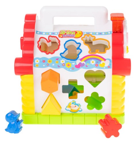 Sorter edukacyjny domek interaktywny z pianinkiem liczydło Sorter edukacyjny domek interaktywny z pianinkiem liczydło