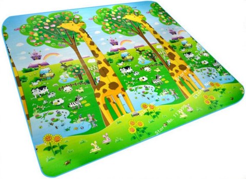 Mata Edukacyjna piankowa dwustronna ZOO 200cm x 180cm x 0,5cm Mata Edukacyjna piankowa dwustronna ZOO 200cm x 180cm x 0,5cm