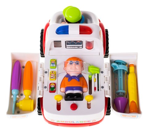 Ambulans edukacyjny z pacjentem + akcesoria Ambulans edukacyjny z pacjentem + akcesoria