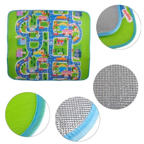 Mata Edukacyjna piankowa dla dzieci ulica 160x130cm Mata Edukacyjna piankowa dla dzieci ulica 160x130cm
