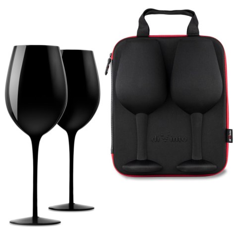 Etui z kieliszkami diVinto - Black