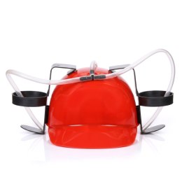 Imprezowy kask - Czerwony