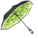 Parasol odwrotnie otwierany składany liście drzewo Parasol odwrotnie otwierany składany liście drzewo