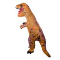 Kostium strój dmuchany dinozaur T-REX dla dzieci Gigant brązowy 1.2-1.4m Kostium strój dmuchany dinozaur T-REX dla dzieci Gigant brązowy 1.2-1.4m