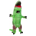 Kostium strój dmuchany dinozaur T-REX dla dzieci Gigant zielony 1.2-1.4m Kostium strój dmuchany dinozaur T-REX dla dzieci Gigant zielony 1.2-1.4m