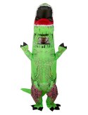 Kostium strój dmuchany dinozaur T-REX Gigant zielony 1.5-1.9m Kostium strój dmuchany dinozaur T-REX Gigant zielony 1.5-1.9m
