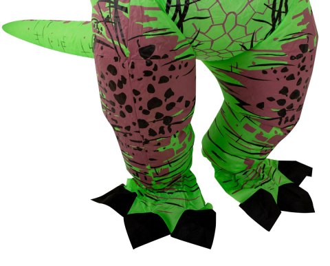 Kostium strój dmuchany dinozaur T-REX Gigant zielony 1.5-1.9m Kostium strój dmuchany dinozaur T-REX Gigant zielony 1.5-1.9m