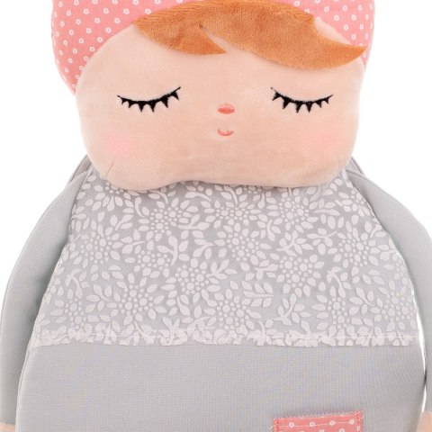 Plecak przedszkolaka pluszowy lalka szara METOO 40x23cm Plecak przedszkolaka pluszowy lalka szara METOO 40x23cm