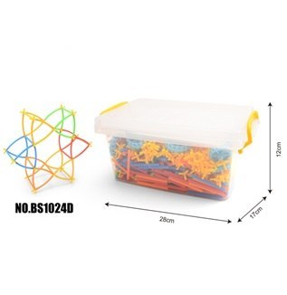 Słomki do budowania klocki konstrukcyjne BOX 988el Słomki do budowania klocki konstrukcyjne BOX 988el