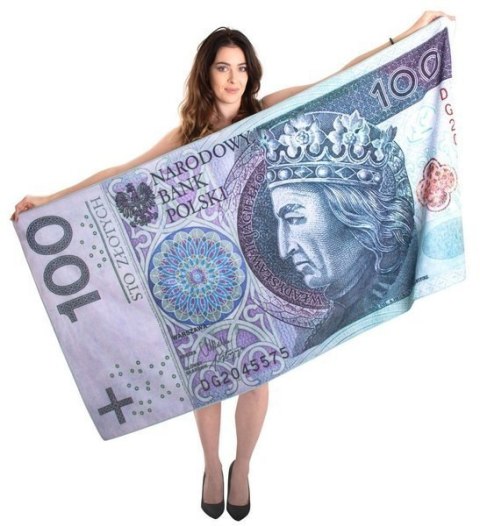 Ręcznik kąpielowy 100 zł / PLN Ręcznik kąpielowy 100 zł / PLN