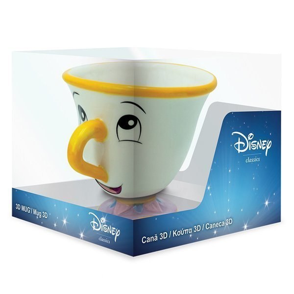 DISNEY - Kubek 3D - Piękna i Bestia Chip DISNEY - Kubek 3D - Piękna i Bestia Chip