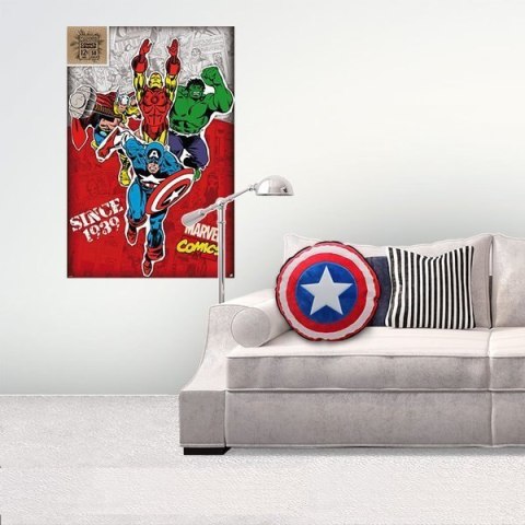 MARVEL - Poduszka - Captain America Tarcza MARVEL - Poduszka - Captain America Tarcza