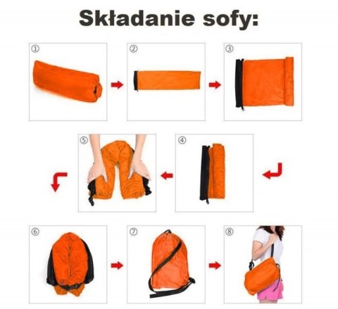 Lazy Bag AIR SOFA - fioletowy Lazy Bag AIR SOFA - fioletowy