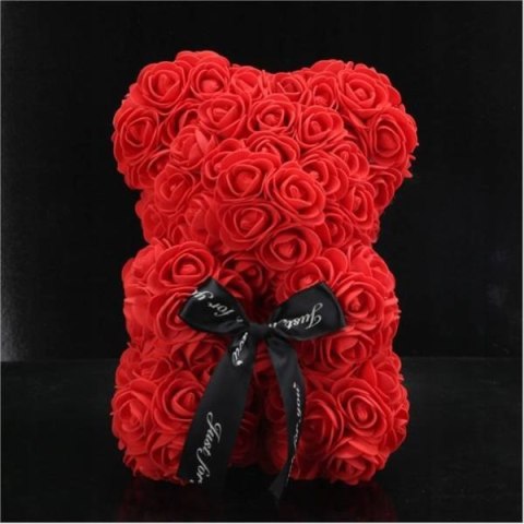 Miś z róż - 25cm Miś z róż - 25cm