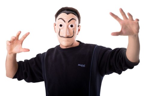 Maska Dalego, DOM Z PAPIERU Casa De Papel Dali Maska Dalego, DOM Z PAPIERU Casa De Papel Dali