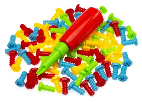 Puzzle Klocki w walizce + wkrętarka 151 el. Puzzle Klocki w walizce + wkrętarka 151 el.