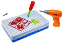 Puzzle Klocki w walizce + wkrętarka 151 el. Puzzle Klocki w walizce + wkrętarka 151 el.