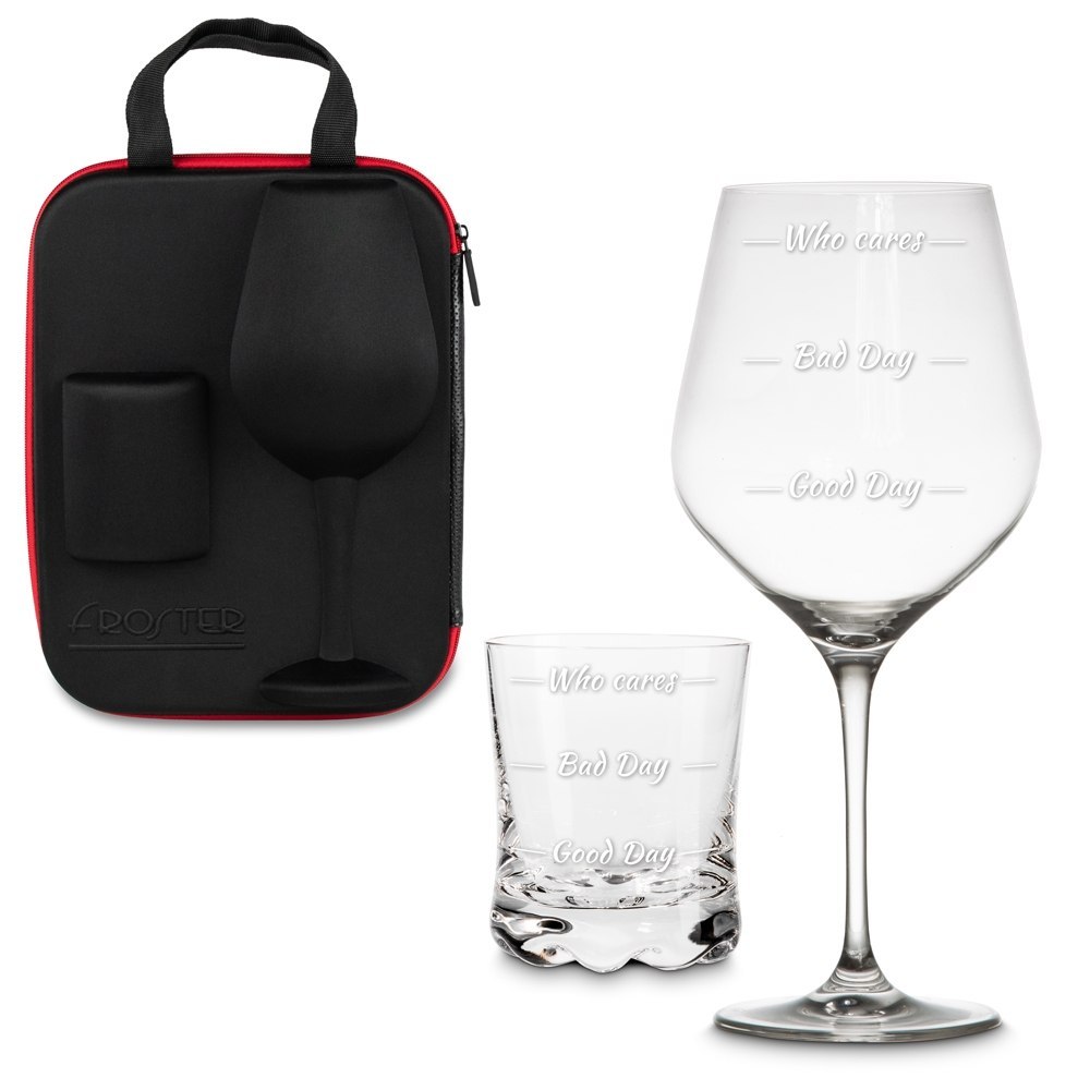 Etui dla Pary z kieliszkiem i szklanką Froster Who cares Diamond Etui dla Pary z kieliszkiem i szklanką Froster Who cares Diamond