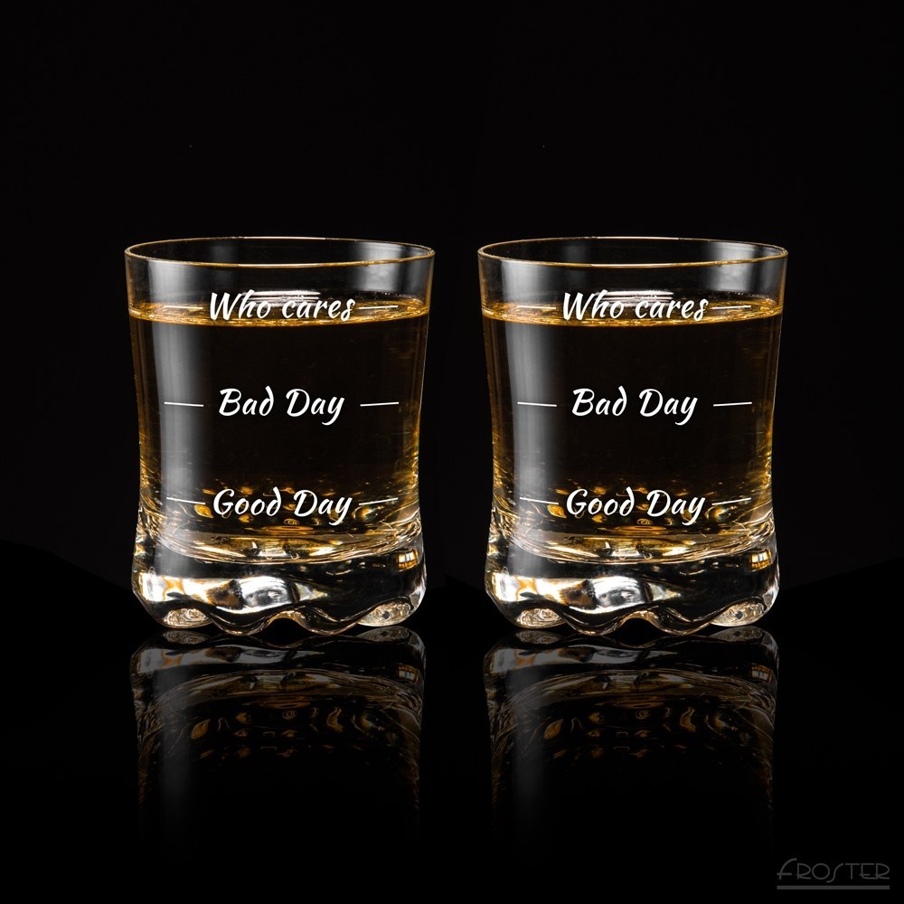 Etui na whisky ze szklankami Froster Who cares Etui na whisky ze szklankami Froster Who cares