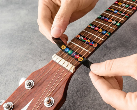 Naklejki do nauki gry na gitarze Naklejki do nauki gry na gitarze