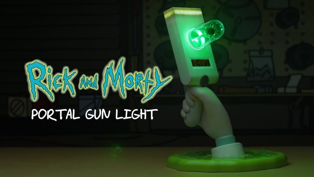 Lampka na stół / scianę Rick & Morty portal gun