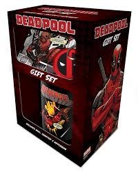 Zestaw prezentowy Deadpool: kubek, podkladka, brelok Zestaw prezentowy Deadpool: kubek, podkladka, brelok