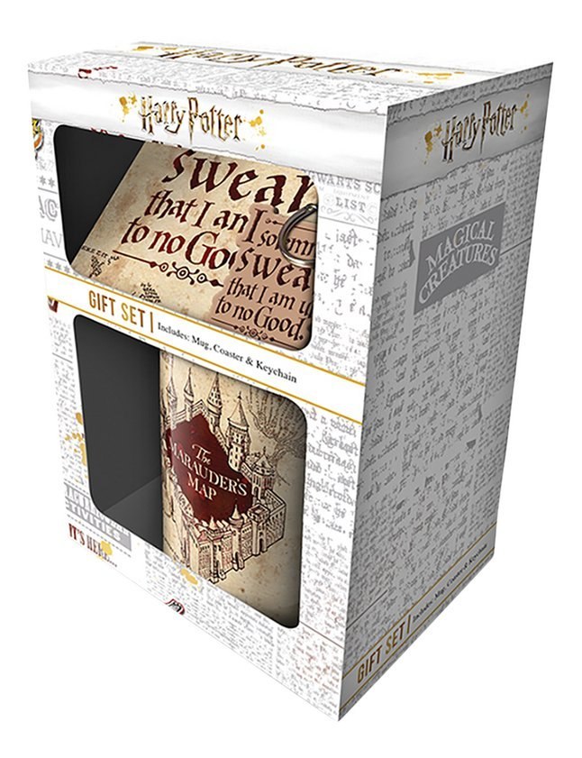 Zestaw prezentowy Harry Potter: kubek, podkladka, brelok Zestaw prezentowy Harry Potter: kubek, podkladka, brelok