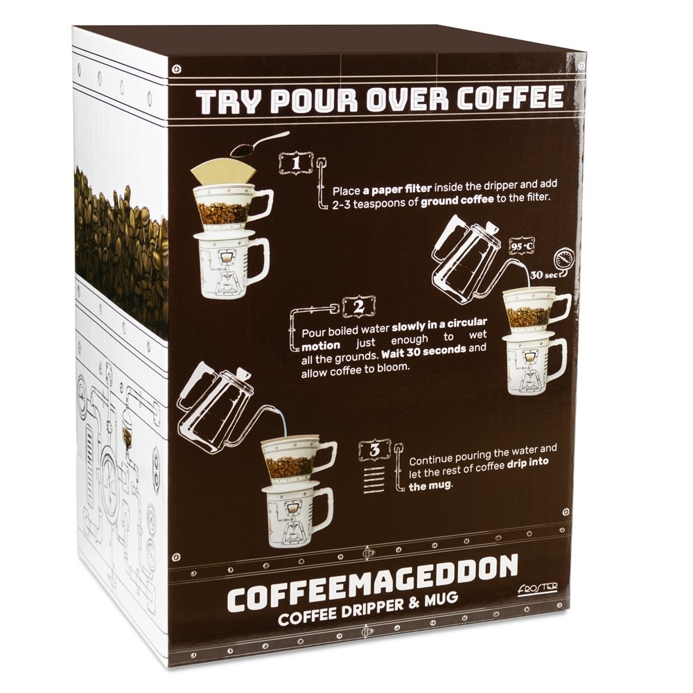 Coffeemageddon - Dripper i kubek Coffeemageddon - Dripper i kubek