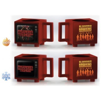 Kubek termoaktywny STRANGER THINGS (I SURVIVED HAWKINS) RETRO TV Kubek termoaktywny STRANGER THINGS (I SURVIVED HAWKINS) RETRO TV