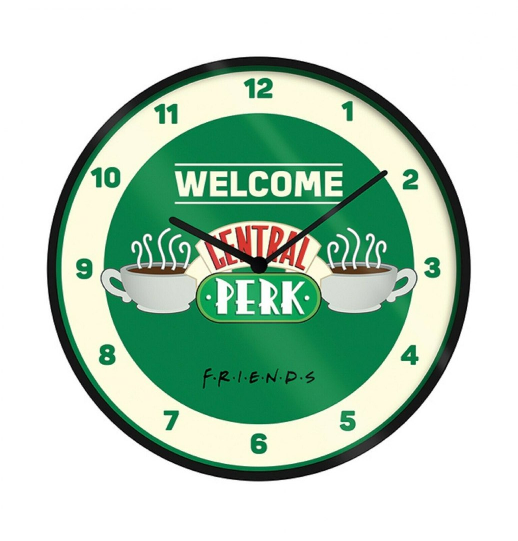 Zegar ścienny Przyjaciele (CENTRAL PERK) średnica: 25 cm Zegar ścienny Przyjaciele (CENTRAL PERK) średnica: 25 cm