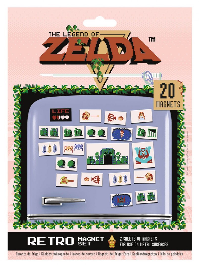 Zestaw magnesów The Legend of Zelda (20 szt) Zestaw magnesów The Legend of Zelda (20 szt)