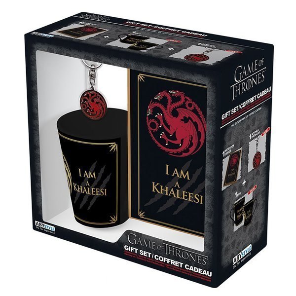 Gra o Tron - Zestaw - Filiżanka + Breloczek + Notatnik "Targaryen" Gra o Tron - Zestaw - Filiżanka + Breloczek + Notatnik "Targaryen"