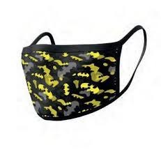 Maseczki na twarz BATMAN (CAMO YELLOW) (2 szt) Maseczki na twarz BATMAN (CAMO YELLOW) (2 szt)