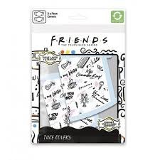 Maseczki na twarz FRIENDS (PHRASES) (2 szt) Maseczki na twarz FRIENDS (PHRASES) (2 szt)
