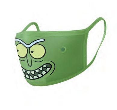 Maseczki na twarz RICK & MORTY (PICKLE RICK) (2 szt) Maseczki na twarz RICK & MORTY (PICKLE RICK) (2 szt)