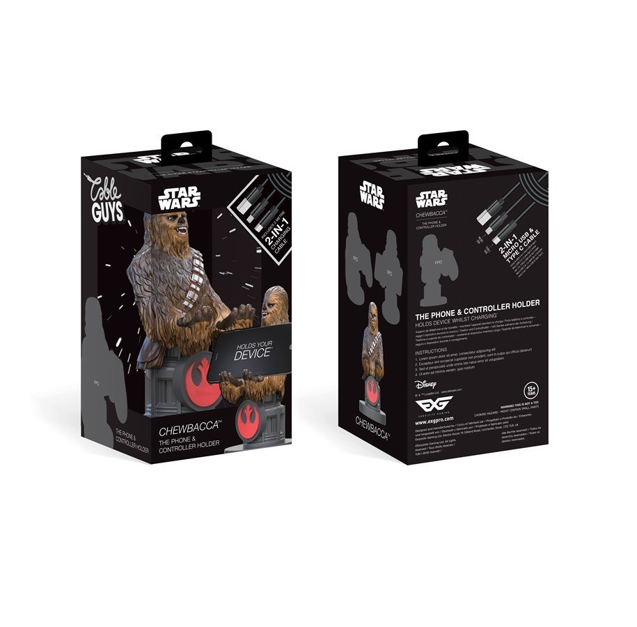Stojak Star WarsChewbacca (20 cm/micro USB C) Stojak Star WarsChewbacca (20 cm/micro USB C)