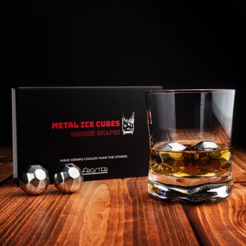 Metalowe Kostki do Drinków - Diamenty Metalowe Kostki do Drinków - Diamenty