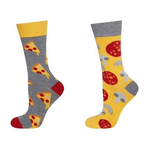 SOXO GOOD STUFF - Skarpetki damskie "Nie do pary - Pizza" SOXO GOOD STUFF - Skarpetki damskie "Nie do pary - Pizza"