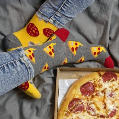 SOXO GOOD STUFF - Skarpetki damskie "Nie do pary - Pizza" SOXO GOOD STUFF - Skarpetki damskie "Nie do pary - Pizza"