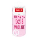 SOXO Życiowe Instrukcje - Skarpetki damskie "Mama ma wolne"
