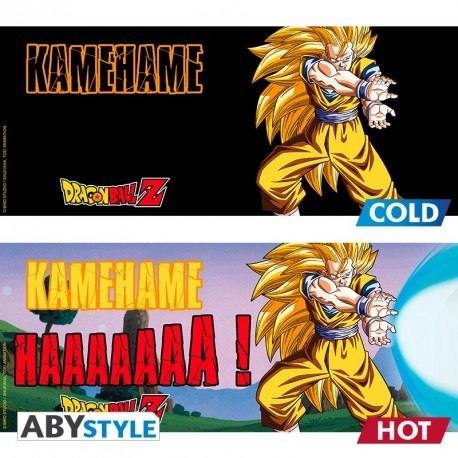 Zestaw Dragon Ball Kamehameha : kubek termoaktywny + podkładka Zestaw Dragon Ball Kamehameha : kubek termoaktywny + podkładka
