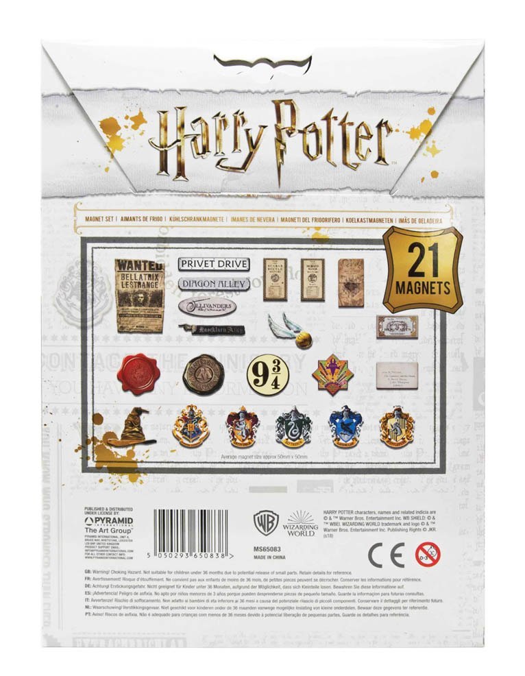 Zestaw magnesów Harry Potter (21 szt) Zestaw magnesów Harry Potter (21 szt)