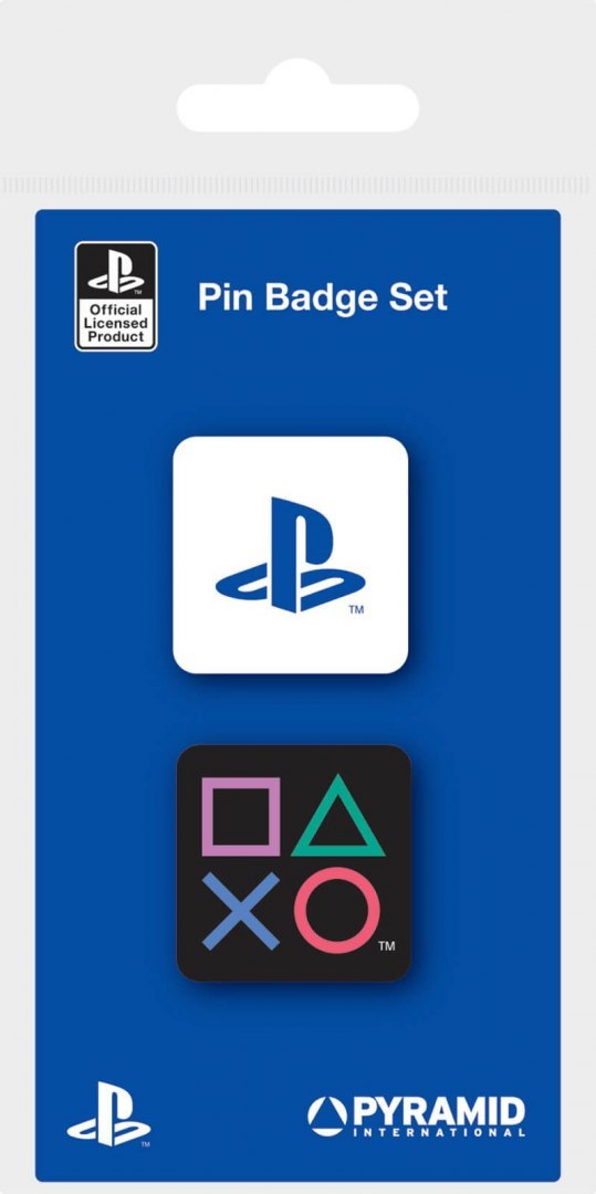 Zestaw przypinek Playstation (2 szt) Zestaw przypinek Playstation (2 szt)